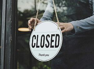 Closed sign